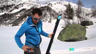 How to put skins on skis or splitboard [upl. by Htebazileharas]