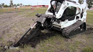 Bobcat Trencher Attachment [upl. by Ayatan]