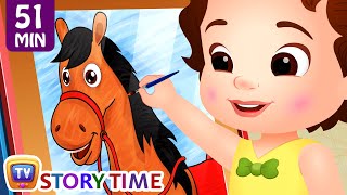 ChuChu and the Painting Competition  Many More Good Habits Bedtime Stories for Kids – ChuChu TV [upl. by Llewol]