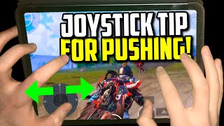 BEST JOYSTICK MOVEMENT FOR PUSHING ENEMIES WITH HANDCAM  PUBG Mobile [upl. by Eelarac163]