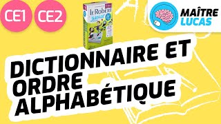 Utiliser le dictionnaire  ordre alphabétique CE1  CE2  Français  Cycle 2  Vocabulaire [upl. by Bela]