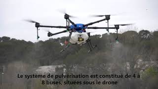 La pulvérisation par drone en viticulture [upl. by Elodie826]