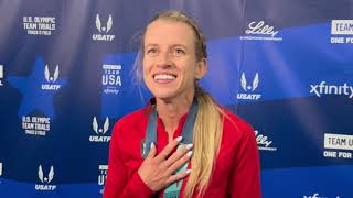 Bowerman Track Clubs Karissa Schweizer Finishes Third In Olympic Trials 5000m [upl. by Benoit]