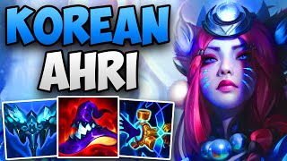 INCREDIBLE AHRI GAMEPLAY IN KOREAN CHALLENGER  CHALLENGER AHRI MID GAMEPLAY  Patch 1321 S13 [upl. by Darsie286]