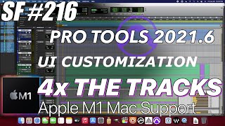 PRO TOOLS 20216 SUPPORT for Apple M1 Mac Mini  UI Customization  4x TRACKS Sunday Funday 216 [upl. by Amihsat]