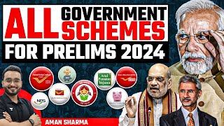 All Government Schemes for UPSC Prelims 2024  Part 1 Ministry of Agriculture amp Social Justice [upl. by Amund]