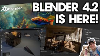 Blender 42 is HERE and its HUGE Whats New [upl. by Htebazile242]