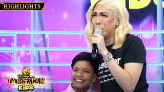 TNT contender Neithan makes Vice proud  Tawag ng Tanghalan Kids [upl. by Tail]