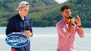 DSDS 2019  Gruppe 01  Momo amp Taylor mit quotKeine ist wie Duquot von Gregor Meyle [upl. by Ithsav]