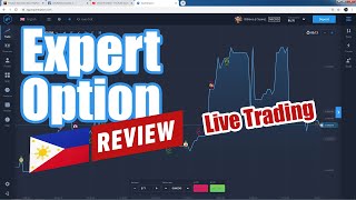 Expert Option Philippines madali bang Kumita ng pera  Live and Actual Trading Review [upl. by Bethina]