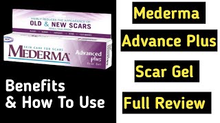 Mederma Advanced Plus Scar Gel Review  How To Remove Scars  Mederma Cream Benefits medermascargel [upl. by Rupert]