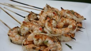 Grilled Caribbean Shrimp Skewers [upl. by Nirot]