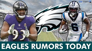 Eagles Rumors Eagles BRINGING BACK RB Miles Sanders  Eagles Signing Calais Campbell [upl. by Zacarias942]