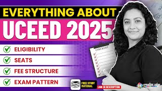 Everything About UCEED 2025 Exam  Eligibility Seats amp Fee Structure  All about UCEED 2025 [upl. by Gebelein438]