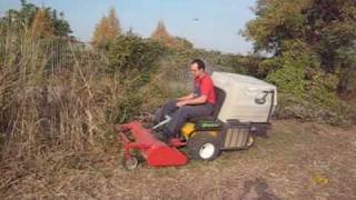 Walker Mowers ¦ Flail Mower Attachment [upl. by Ehrsam]