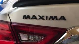 2017 Nissan Maxima Midnight emblem blackout [upl. by Airolg]