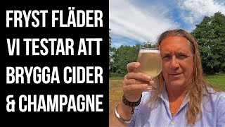 Cider och champagne på frysta fläderblommor [upl. by Backer]