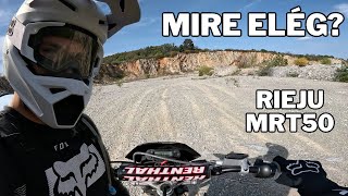 50ES ENDURO KEZDŐMOTORNAK ERDŐBE RIEJU MRT 50 4K [upl. by Thrift938]