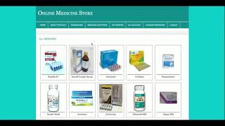 Online Medicine Store  PHP and MySQL Project Source Code  PHP MySQL CRUD Project [upl. by Coridon533]