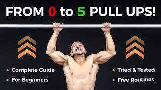 Pull Ups For Beginners  How To Get From 0 to 5 Pull Ups [upl. by Meingolda]