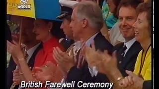 Hong Kong handover Part 2British Farewell ceremony amp banquet 30 June 1997 [upl. by Lleksah275]