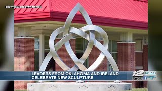 Choctaw Nation unveils “Eternal Hearts” sculpture [upl. by Sisco]