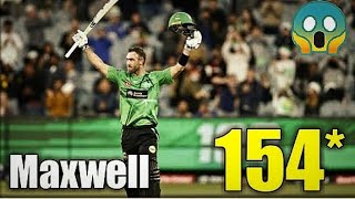 Glenn Maxwell 154 In Just 64 Balls Full match Highlights HD  Big Bash League BBL [upl. by Nayrda]