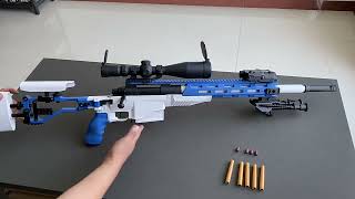 Csnoobs M40A6 Sniper Rifle Dart Blaster [upl. by Ahseetal602]