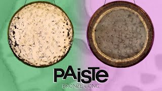 Paiste Bronze Gong Comparison No 0 amp 1  Gongs Unlimited [upl. by Ahsinac]