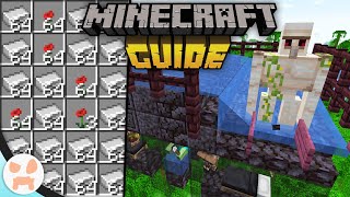 EASY EFFICIENT IRON FARM  The Minecraft Guide  Tutorial Lets Play Ep 42 [upl. by Shama]