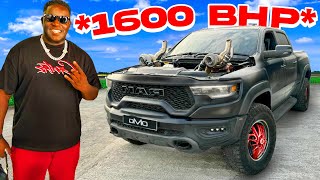 1600 HP DODGE RAM TRX TWIN CHARGED TWIN TURBO amp SUPERCHARGED [upl. by Aan649]