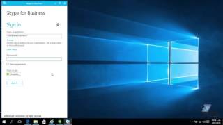 How to set up Skype for Business [upl. by Eldreda]