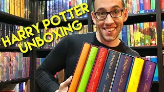 HARRY POTTER UNBOXING Bloomsbury Slipcase Gift Editions [upl. by Alverta96]