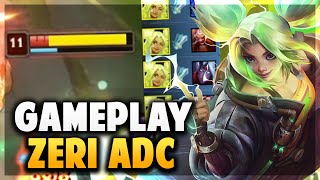 ¡GAMEPLAY DE ZERI EL DAÑO DE ESTA CAMPEONA NO TIENE SENTIDO  League of Legends [upl. by Zurn990]