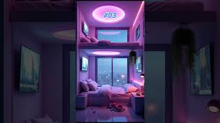 Choose Your Dream bedroom💙🌺aurora shorts shortsfeed asmr asmrsounds ai viralvideo [upl. by Killian]