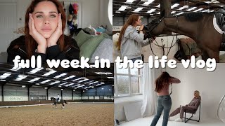 full week at home vlog riding sonny brand photoshoot chats and friend hacks [upl. by Laaspere]