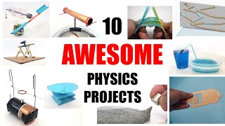 10 Awesome Physics Science Projects [upl. by Ilocin]