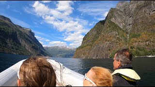 Rib Boat i Geirangerfjorden Norway 2021 [upl. by Farmelo]