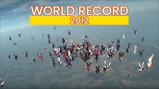 Skydive FreeFly World Record 2012  Chicago USA  Soul Flyers [upl. by Analle]