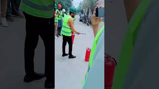 Safety training Fire drill  Fire safety Fire Extinguisher how to use fire extinguisher [upl. by Sang]