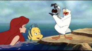 The Little Mermaid Scuttle scene Hebrew [upl. by Odrareg391]