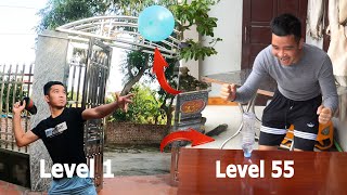 PHD  Bách Phát Bách Trúng Level 1 đến level 55  Trick Shots From Level 1 To Level 55 [upl. by Eilrahs]