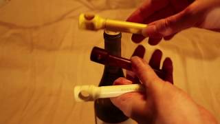 How to Use a SelfContained Travel Wine Corkscrew  A Royal Pain [upl. by Enoid799]