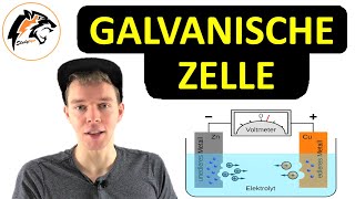 GALVANISCHE ZELLE Funktionsprinzip von Batterien  Chemie Tutorial [upl. by Hebbe626]