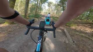 MTB route LDD Croozer Weehoo 18 sep 2024 RAW [upl. by Dorcus]