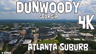 Dunwoody Georgia 4K  Suburb of Atlanta DJI Mavic Air 2 Drone Footage  19th Largest City in GA [upl. by Attezi707]