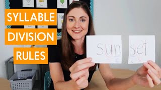 The 4 MustKnow Syllable Division Rules for Teaching Reading [upl. by Ema]