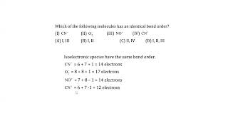 NEET2025 important topic I soelectronic species ll Bond order [upl. by Grantland]