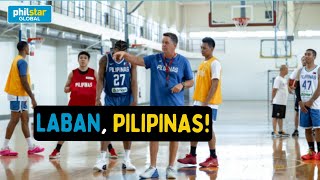 Gilas Pilipinas nagsimula na magpractice para 2025 FIBA Asia Cup Qualifiers [upl. by Romeo392]