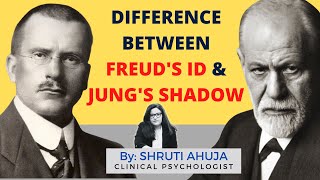 Difference Between Freuds ID amp Jungs Shadow  Sigmund Freud  Carl Jung  Jung Psychology [upl. by Nahtiek]